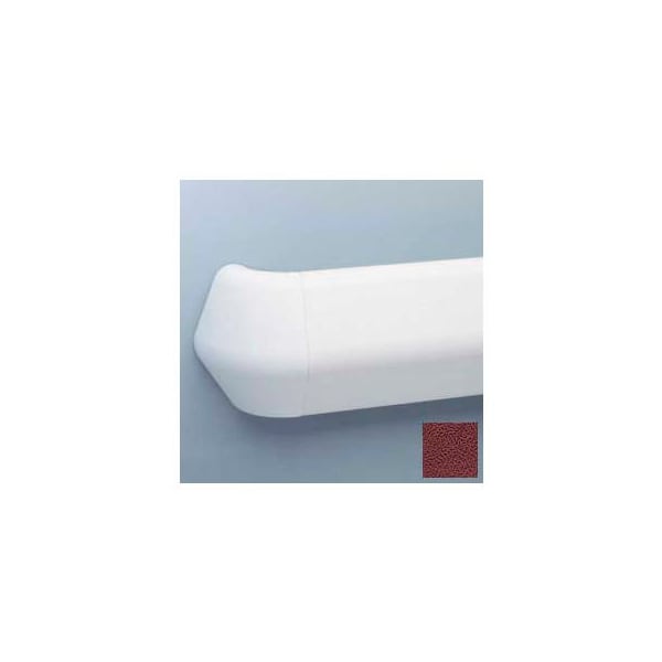 Pawling Flex-Action Triangular Handrail/Wall Guard, 5 3/8" Face, Aluminum Retainer, 12' Long, Cordovan BR-800-12-380 - main